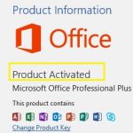 Microsoft Office Professional Plus 2019 Product Key